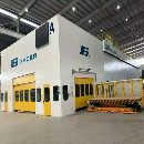 济南二机产机器人全自动冲压生产线年全新库卡7轴机器.